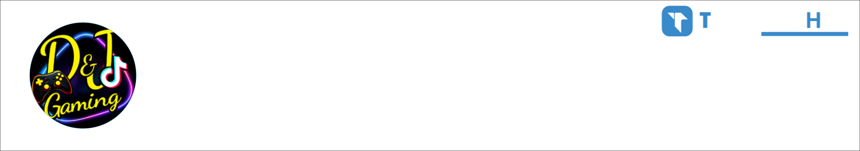 D&J Gaming Activity Banner
