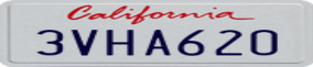 Truck License Plate