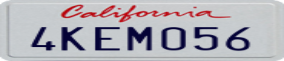Truck License Plate