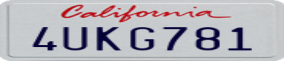 Truck License Plate