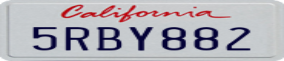 Truck License Plate