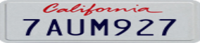 Truck License Plate