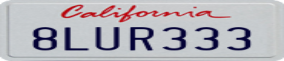 Truck License Plate