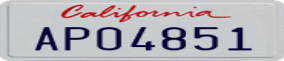 Truck License Plate