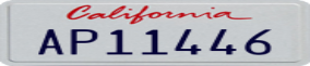 Truck License Plate