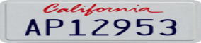 Truck License Plate