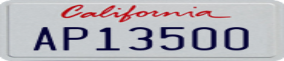 Truck License Plate