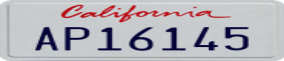 Truck License Plate