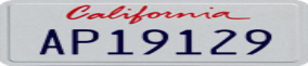 Truck License Plate