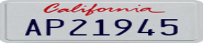 Truck License Plate