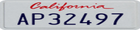 Truck License Plate