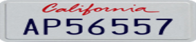 Truck License Plate