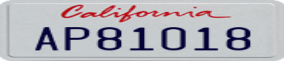 Truck License Plate