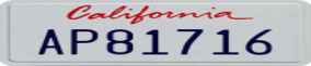 Truck License Plate