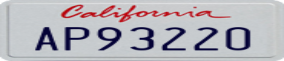 Truck License Plate