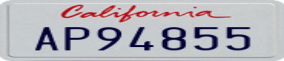 Truck License Plate