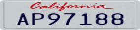 Truck License Plate