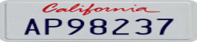 Truck License Plate
