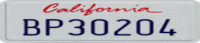 Truck License Plate