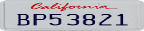 Truck License Plate