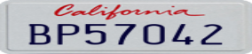 Truck License Plate