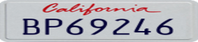 Truck License Plate