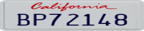 Truck License Plate