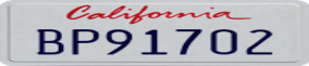 Truck License Plate