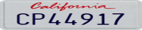 Truck License Plate