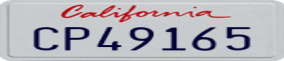Truck License Plate
