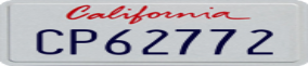 Truck License Plate