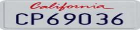 Truck License Plate