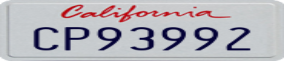 Truck License Plate