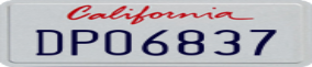 Truck License Plate