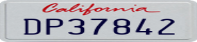 Truck License Plate