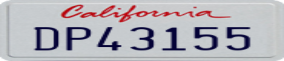 Truck License Plate