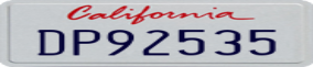 Truck License Plate