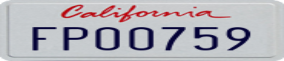 Truck License Plate