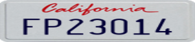 Truck License Plate