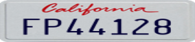 Truck License Plate