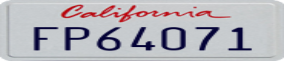 Truck License Plate