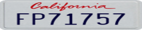 Truck License Plate