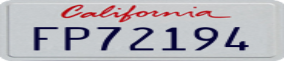 Truck License Plate