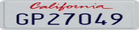 Truck License Plate