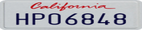 Truck License Plate