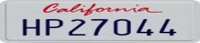 Truck License Plate