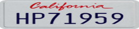 Truck License Plate