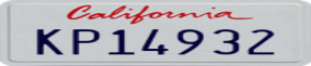 Truck License Plate