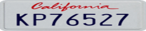Truck License Plate