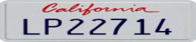 Truck License Plate